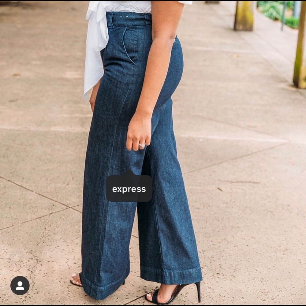 Super High Rise Wide Leg Jeans